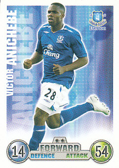 Victor Anichebe Everton 2007/08 Topps Match Attax #128
